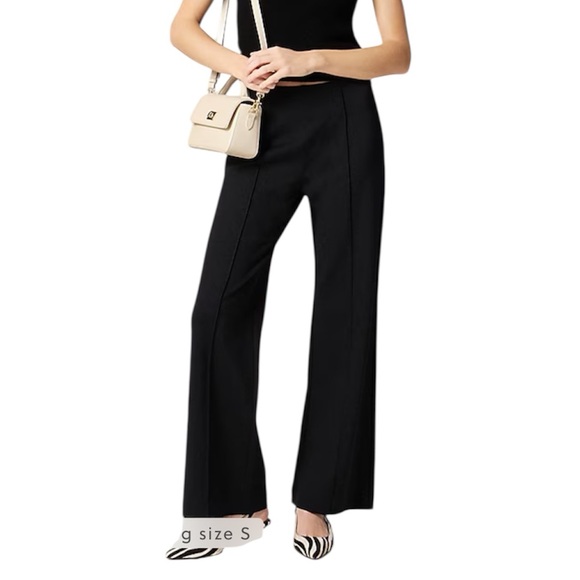J. Crew Pants - J.Crew Petite Ponte Wide Leg Pants Small Black NWT